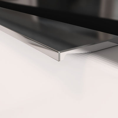 120mm อลูมิเนียม โครม เฟอร์นิเจอร์ฮาร์ดแวร์มือสําหรับตู้กระเป๋า