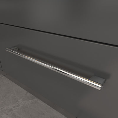 แมท ดํา Anodized กระเป๋าสตางค์มือ Bulk ครัวกระเป๋า Cabinet ชักสําหรับครัว