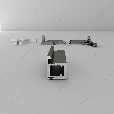 อลูมิเนียมกรอบโมดูเลอร์ครัวชุดสําหรับกระเป๋าหินประตู OEM