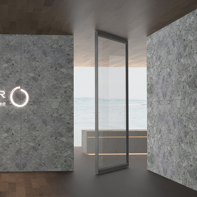 Multi Panel 8 ฟุต ประตูลื่น Patio Pivot Glass ประตูภายนอก