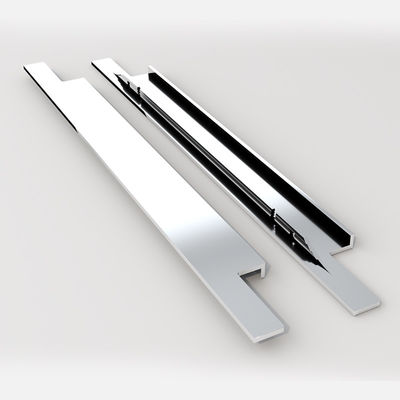 ODM โมเดิร์นเฟอร์นิเจอร์ฮาร์ดแวร์ แฮนเดอร์เงิน Anodized สําหรับตู้