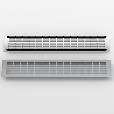 อลูมิเนียมสับสนูป ตารางเหลี่ยม Grills Cover ใหม่ครัว Air Vent Cover