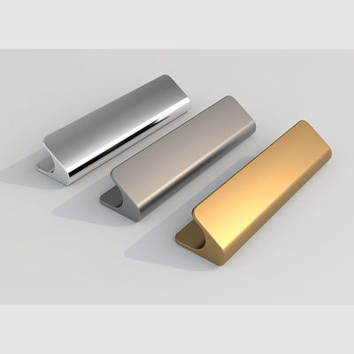 Anodized จบ V รูปแบบอัลลูมิเนียมมือสําหรับบ้านออฟฟิศตกแต่ง
